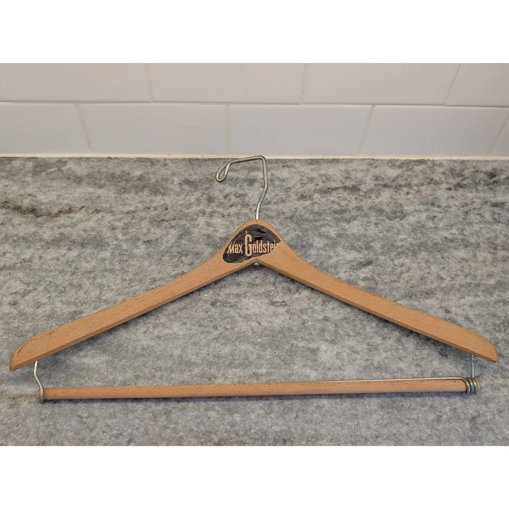 Vintage‎ Wooden Hanger Max Goldstein
